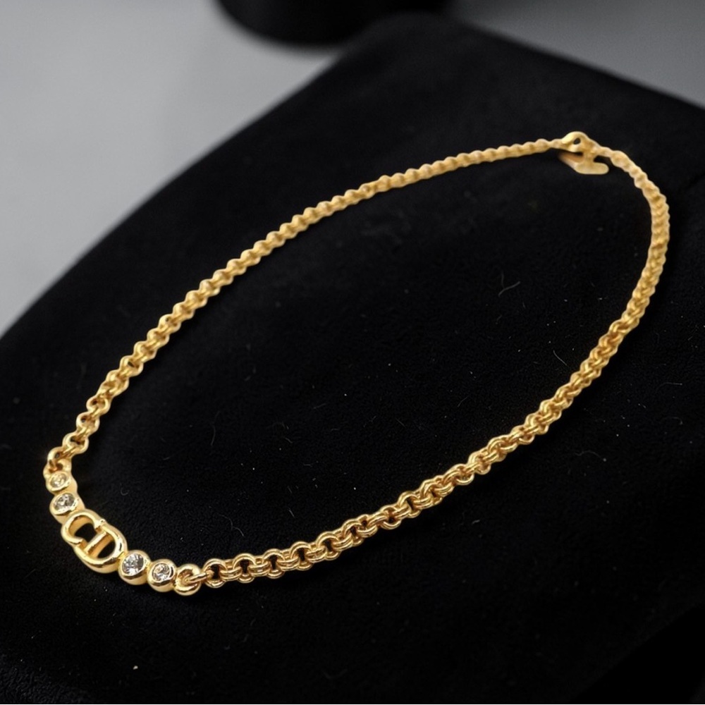 DIOR CD Logo Necklace in Box ❤️ - Picture 6 of 8